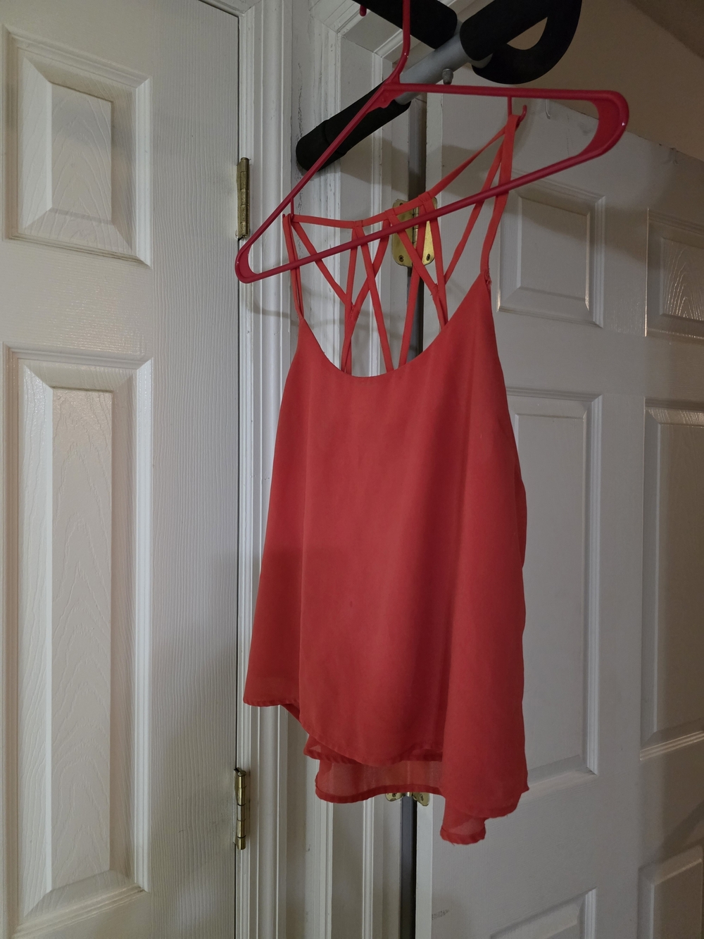 Women's Strappy Chiffon Tank Top